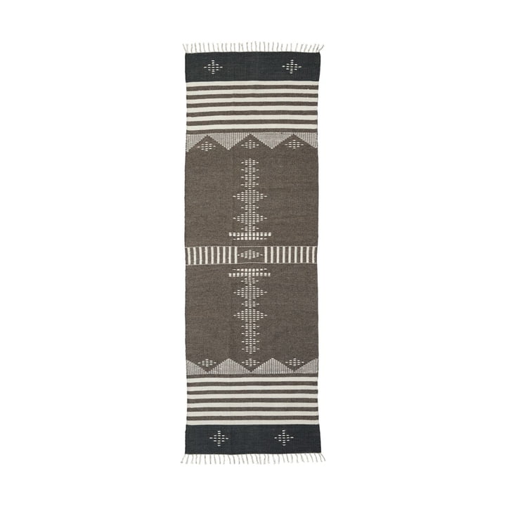 The Coto carpet runner from House Doctor in brown, 300 x 90 cm