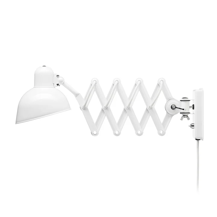 KAISER idell 6718 scissor lamp wall lamp from Fritz Hansen in white glossy