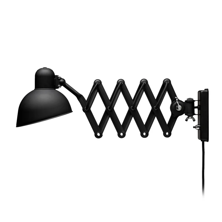 KAISER idell 6718 scissor lamp wall lamp from Fritz Hansen in matt black