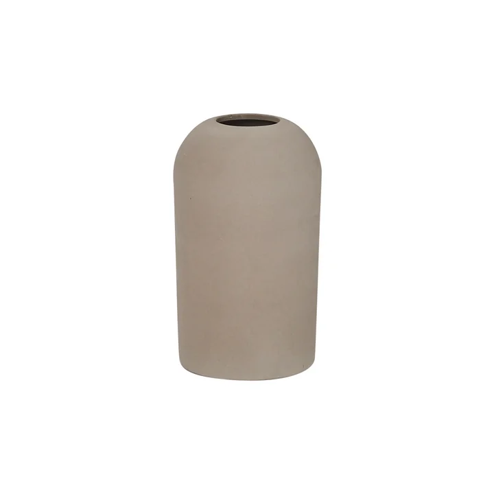 Dome Vase medium Ø 15 x H 26 cm, grey from Kristina Dam Studio