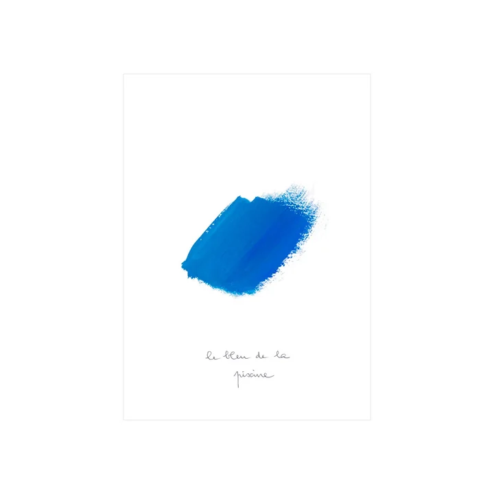 Le Bleu II Poster, 30 x 40 cm from Paper Collective