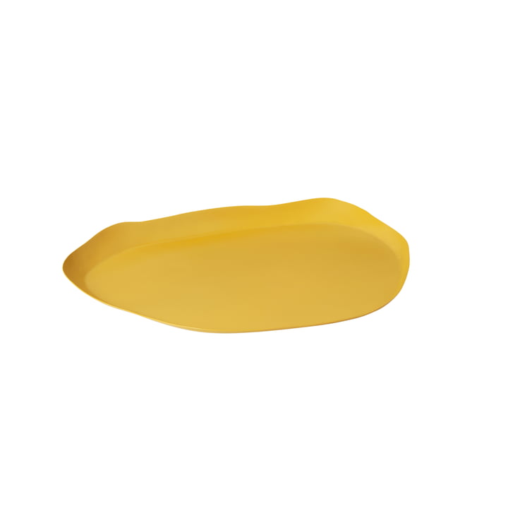 The Mie serving tray from Broste Copenhagen in yellow