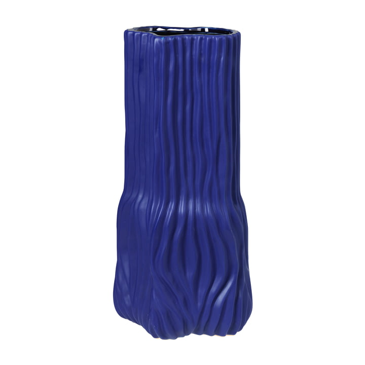 The Magny vase from Broste Copenhagen in dark blue, H 43 cm