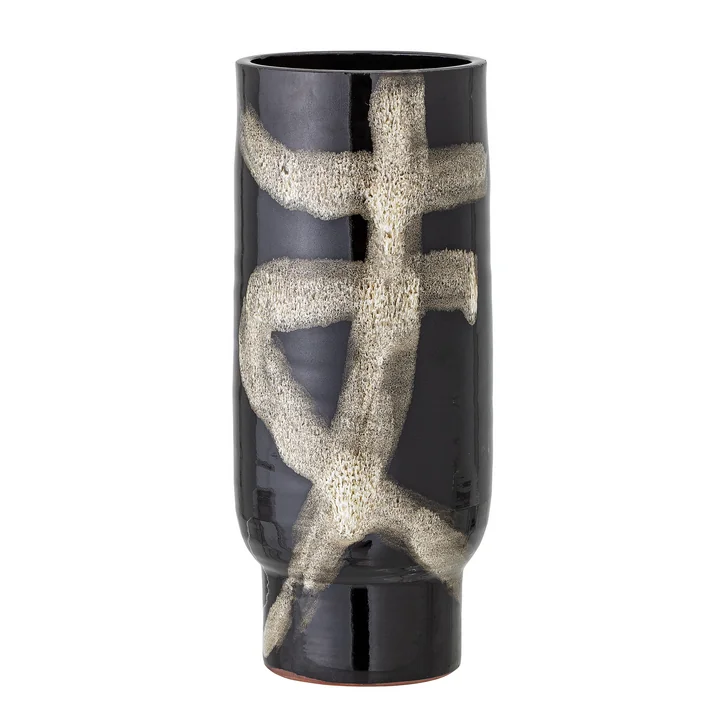 Vefa Vase H 28,5 cm from Bloomingville in black