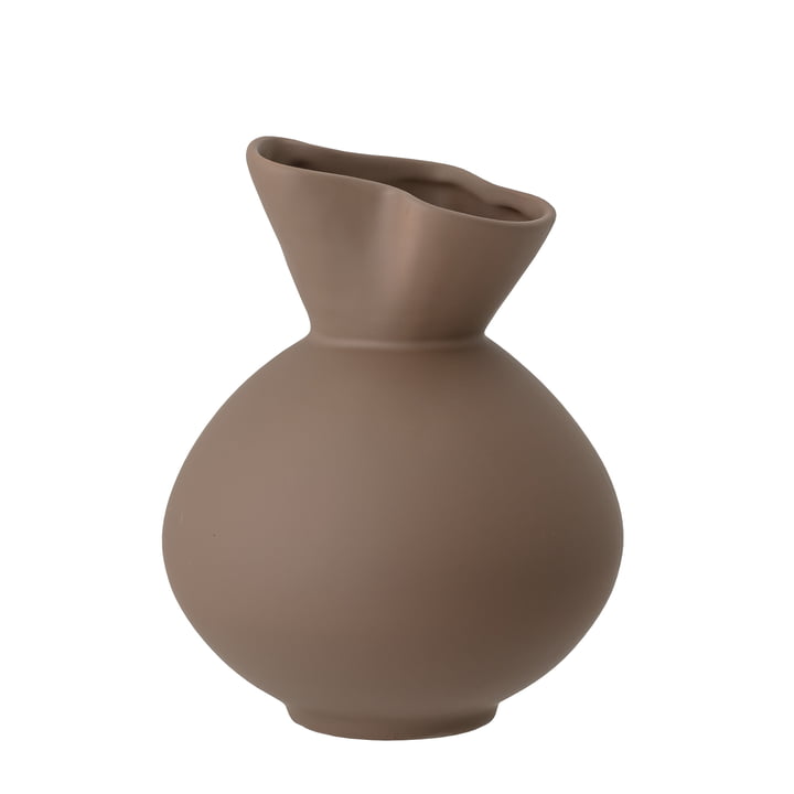 The Nica vase from Bloomingville in brown, h 20 cm,
