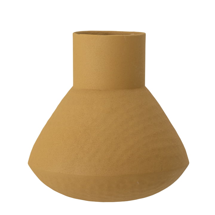 The Isira vase from Bloomingville in yellow, H 20,5 cm