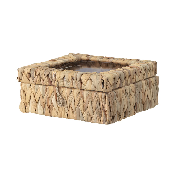 Iden Storage box with lid from Bloomingville in nature