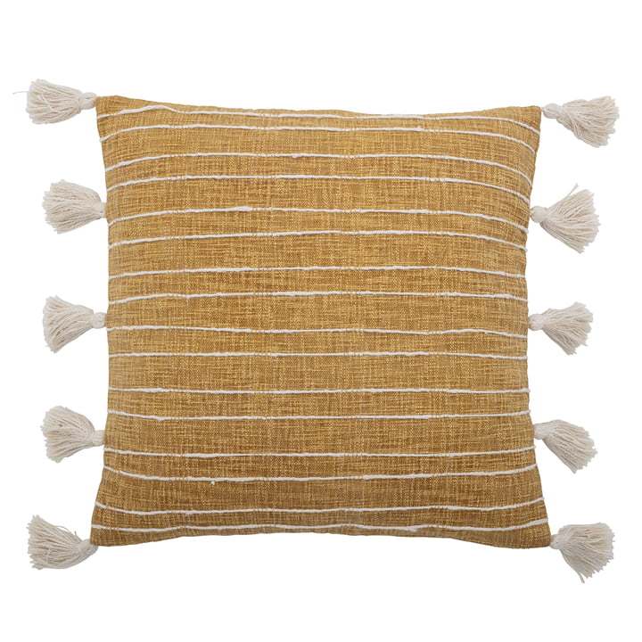 The Emely cushion from Bloomingville , 55 x 55 cm, yellow