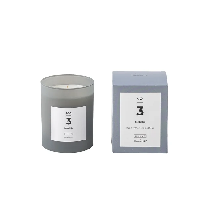 The ILLUME scented candle No. 3, Santal Fig from Bloomingville