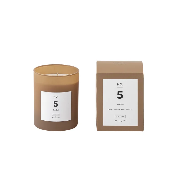 The ILLUME scented candle no. 5, Sea Salt from Bloomingville