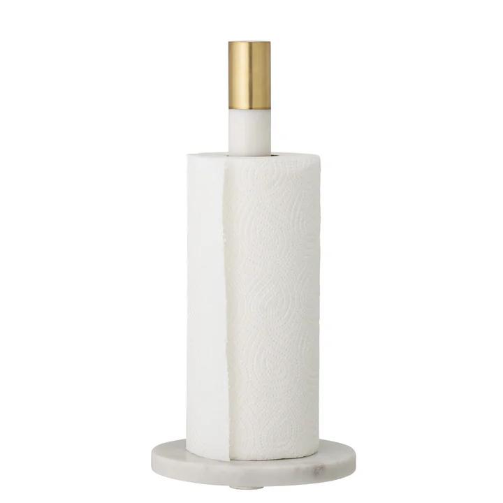 The Emira kitchen roll holder from Bloomingville with kitchen paper
