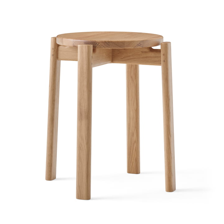 The Passage stool from Audo in natural oak