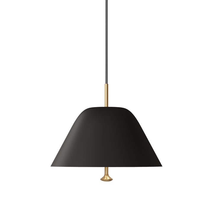 Levitate pendant lamp, Ø 28 cm, black / brass of Audo
