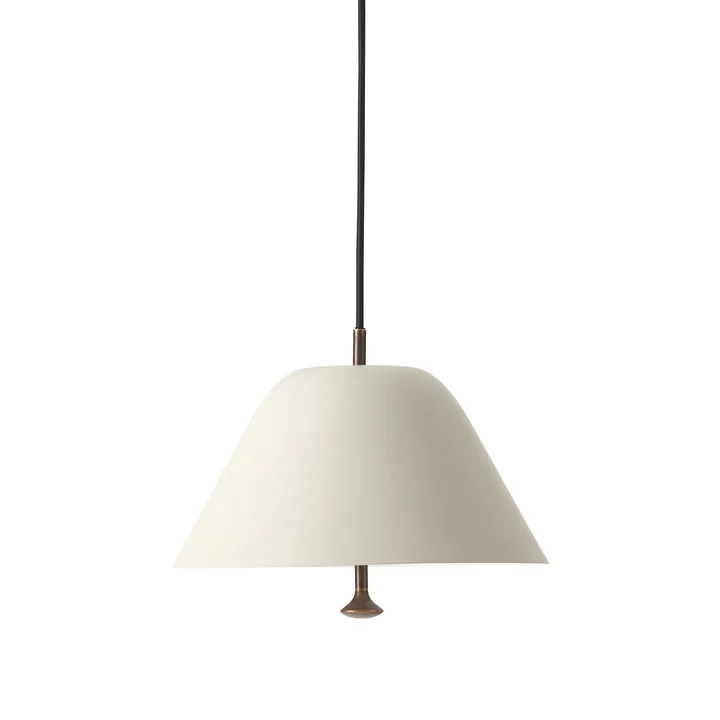 Levitate pendant lamp, Ø 28 cm, gray / brass of Audo