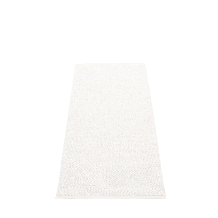 Svea Carpet, 70 x 160 cm, white metallic from Pappelina