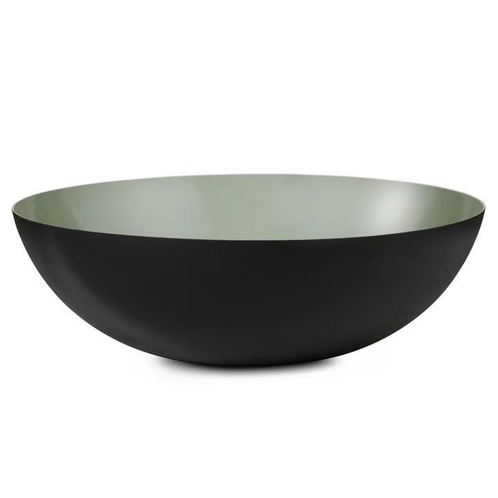 The Krenit Bowl from Normann Copenhagen , 12 x Ø 38 cm, dusty green