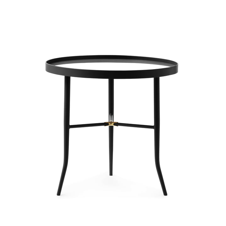 The Lug side table from Normann Copenhagen , Ø 50 cm, black