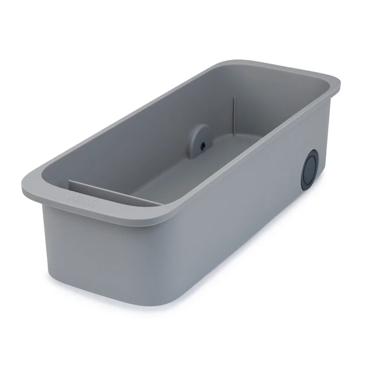 The CupboardStore storage bin with wheels from Joseph Joseph in gray