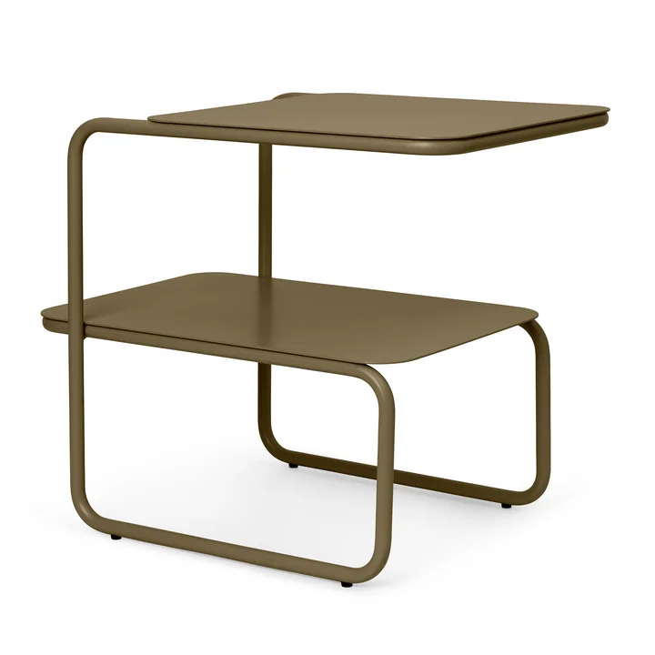 The Level side table by Ferm Living in olive