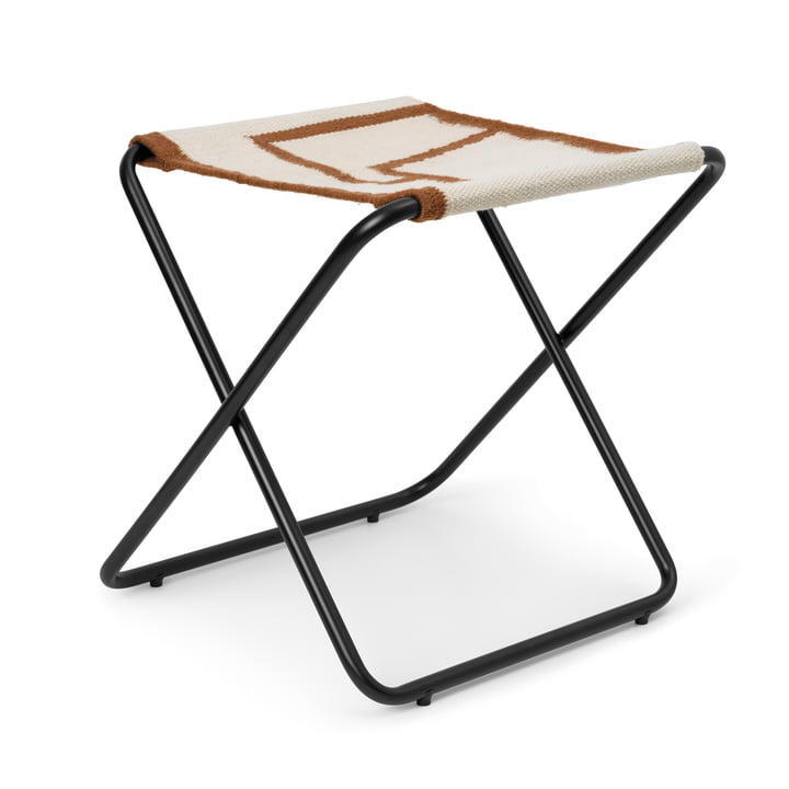 The Desert stool by ferm Living in black / shape