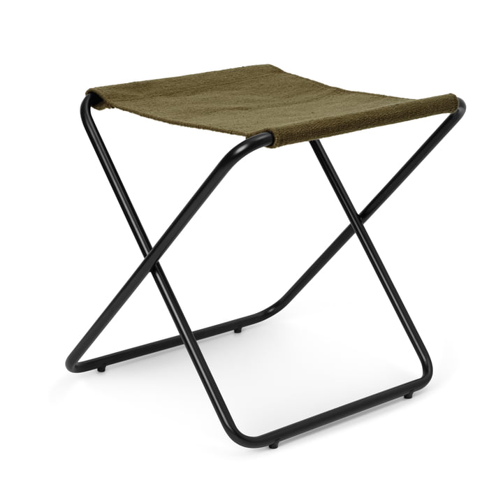The Desert stool by ferm Living in black / olive