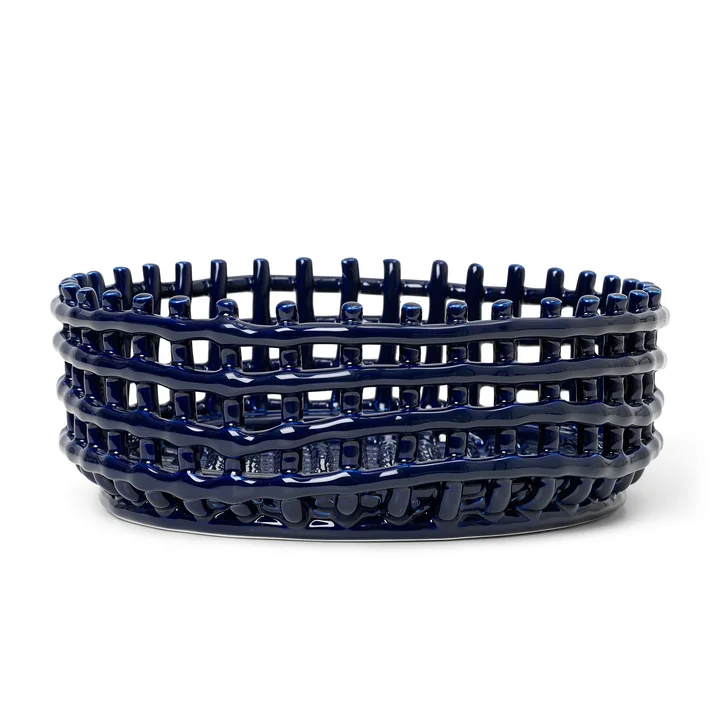 The ceramic Centerpiece from Ferm Living in blue