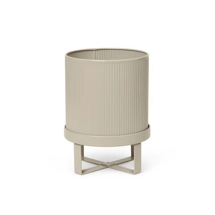 The Bau Plant pot by Ferm Living in cashmere, Ø 18 x H 24 cm