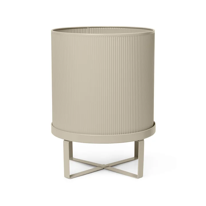 The Bau Plant pot by Ferm Living in cashmere, Ø 28 x H 38 cm