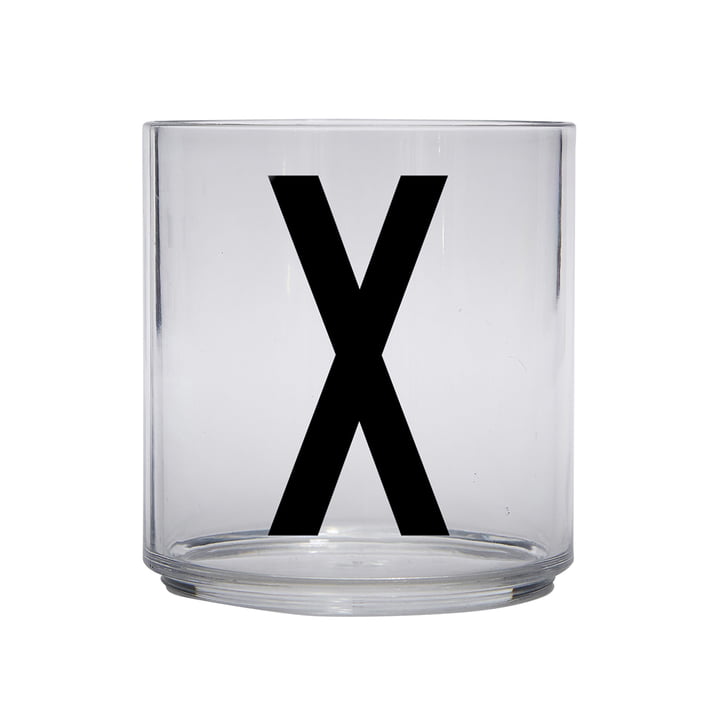 The AJ Kids Personal drinking glass from Design Letters , X