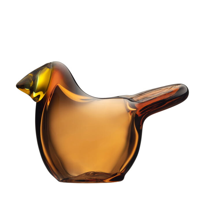 The Birds by Toikka Flycatcher from Iittala in copper / lemon