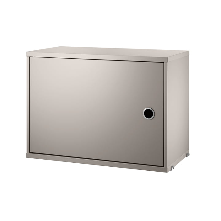 Cabinet module with door, 58 x 30 cm, beige from String