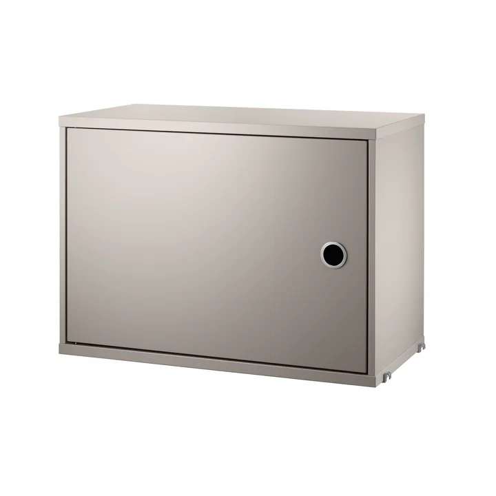 Cupboard module with door, 58 x 30 cm, beige from String
