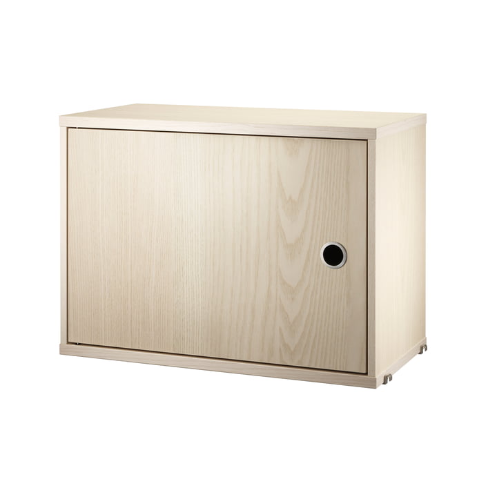 Cabinet module with door, 58 x 30 cm, ash from String