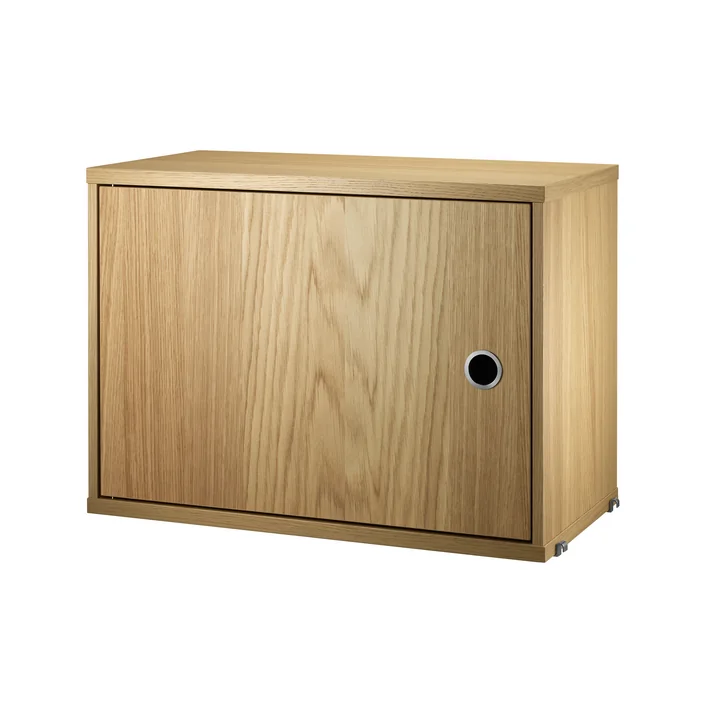 Cupboard module with door, 58 x 30 cm, oak from String