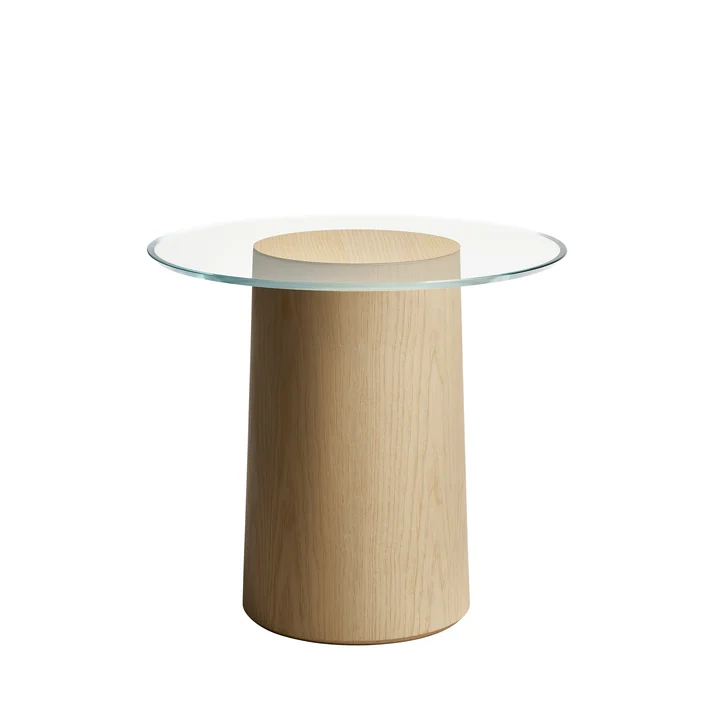 Stub Side table H 44,5 Ø 49 cm from Fritz Hansen in ash