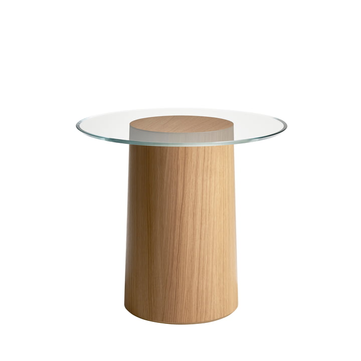 Stub Side table H 44,5 Ø 49 cm from Fritz Hansen in oak