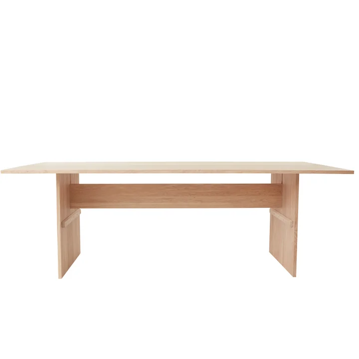 The Kotai table from OYOY , 220 x 100 cm, oak white pigmented