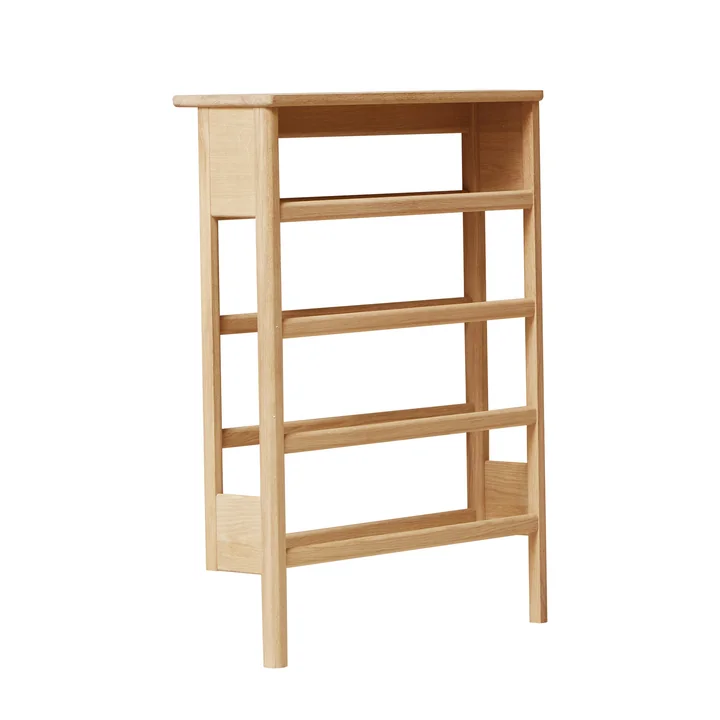 A Line Shoe rack, oak from Form & Refine