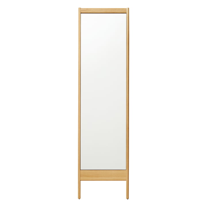 A Line Mirror, H 195,5 cm, oak from Form & Refine