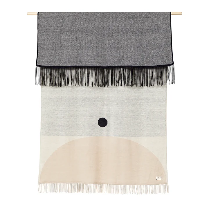Aymara Blanket, 130 x 190 cm, patterned cream by Form & Refine