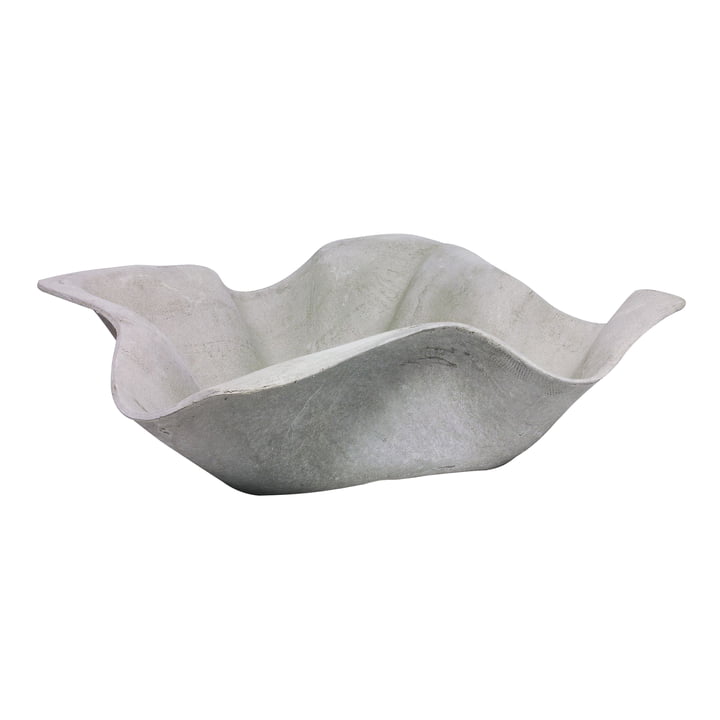 The Biasca plant pot from Eternit , 93 x 93 x 32 cm, natural grey