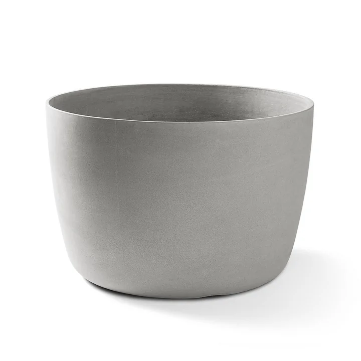 The Kyoto plant pot low from Eternit , Ø53 x 40 cm, natural grey