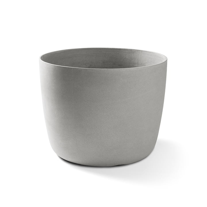 The Kyoto plant pot from Eternit , Ø 35 x 36 cm, natural grey