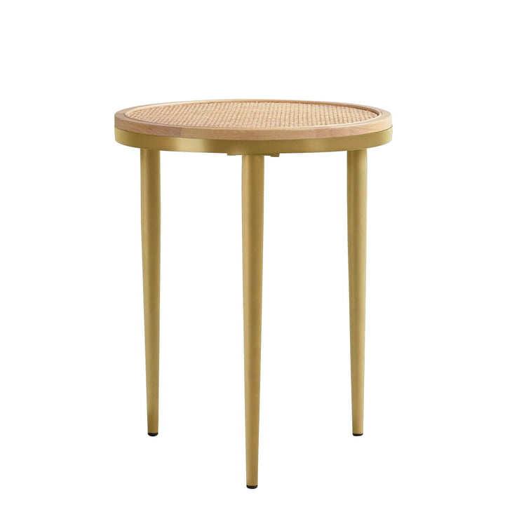 The Hako side table from 101 Copenhagen, Ø 40 cm / H 50 cm, brass