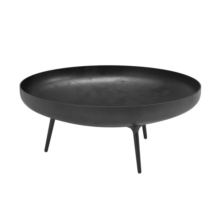 The Deco fire bowl from Gloster , Ø 89 x H 33 cm, jet