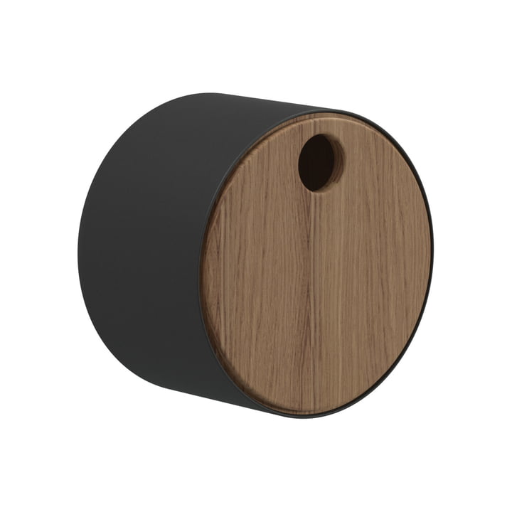 The Deco bird nest box wall mounted from Gloster , teak / meteor