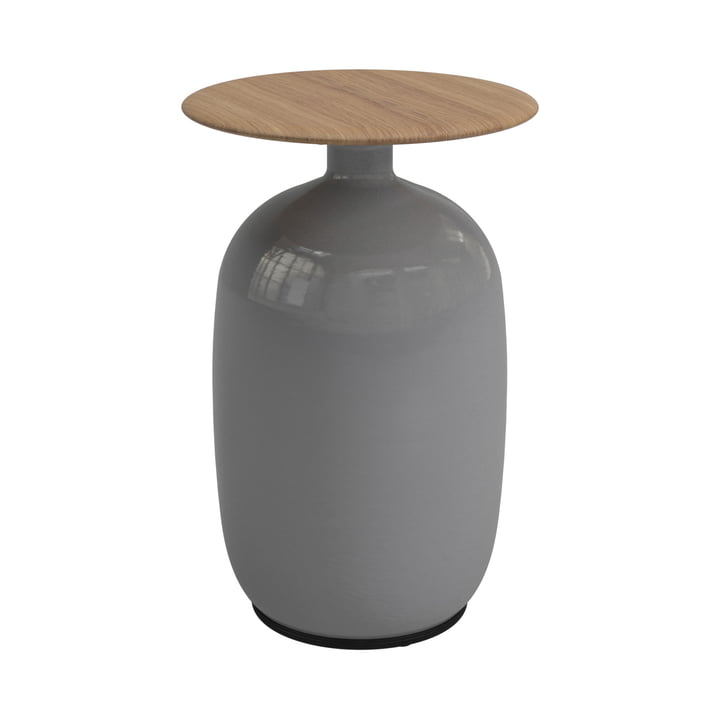 The Blow side table high from Gloster , Ø 36 x H 52,5 cm, smoke