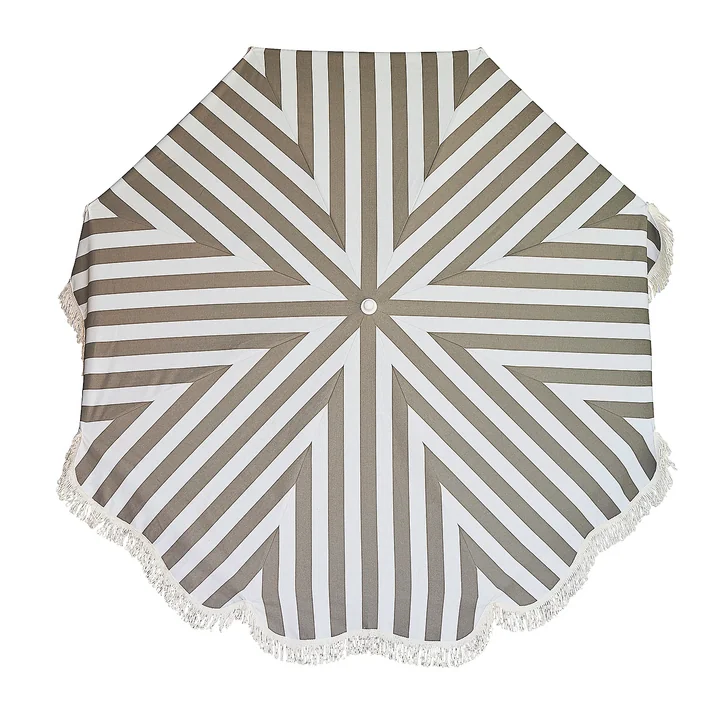 The Retro parasol Ø 200 cm from Jan Kurtz , white / taupe
