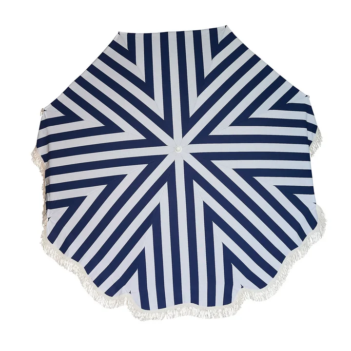 The Retro parasol Ø 200 cm from Jan Kurtz , white / blue
