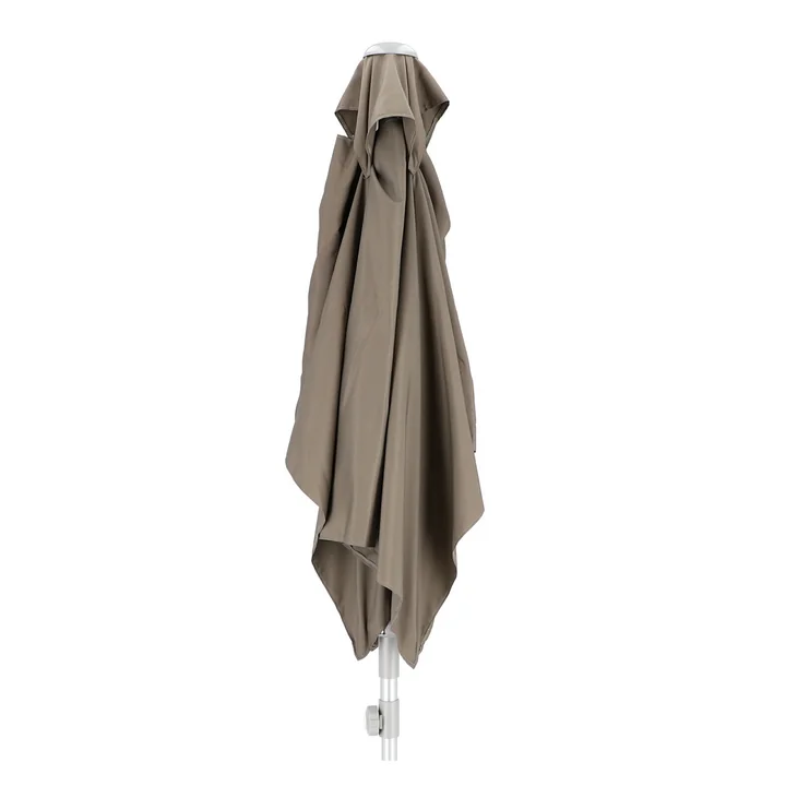 The Elba Parasol square from Jan Kurtz , 200 x 150 cm, taupe